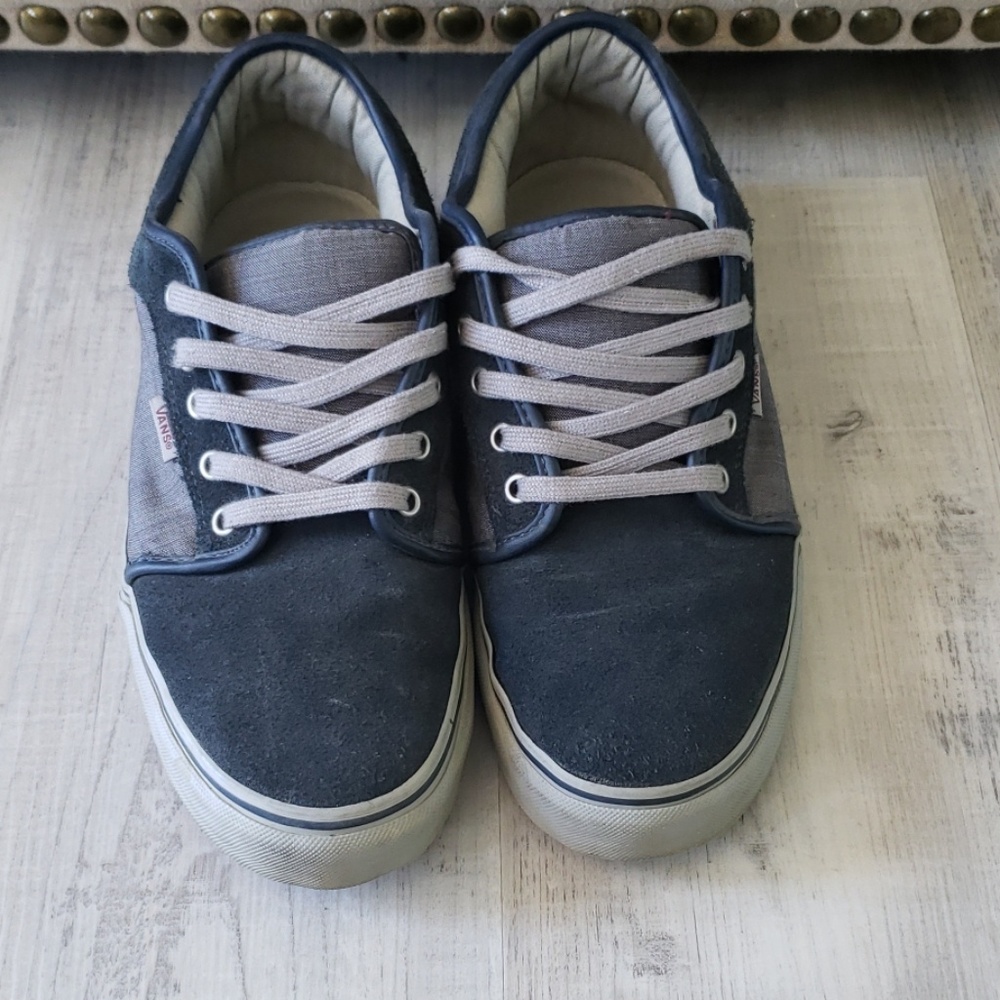 Two tone vans skate shoes
